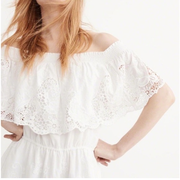 Abercrombie & Fitch white eyelet romper - Picture 13 of 13